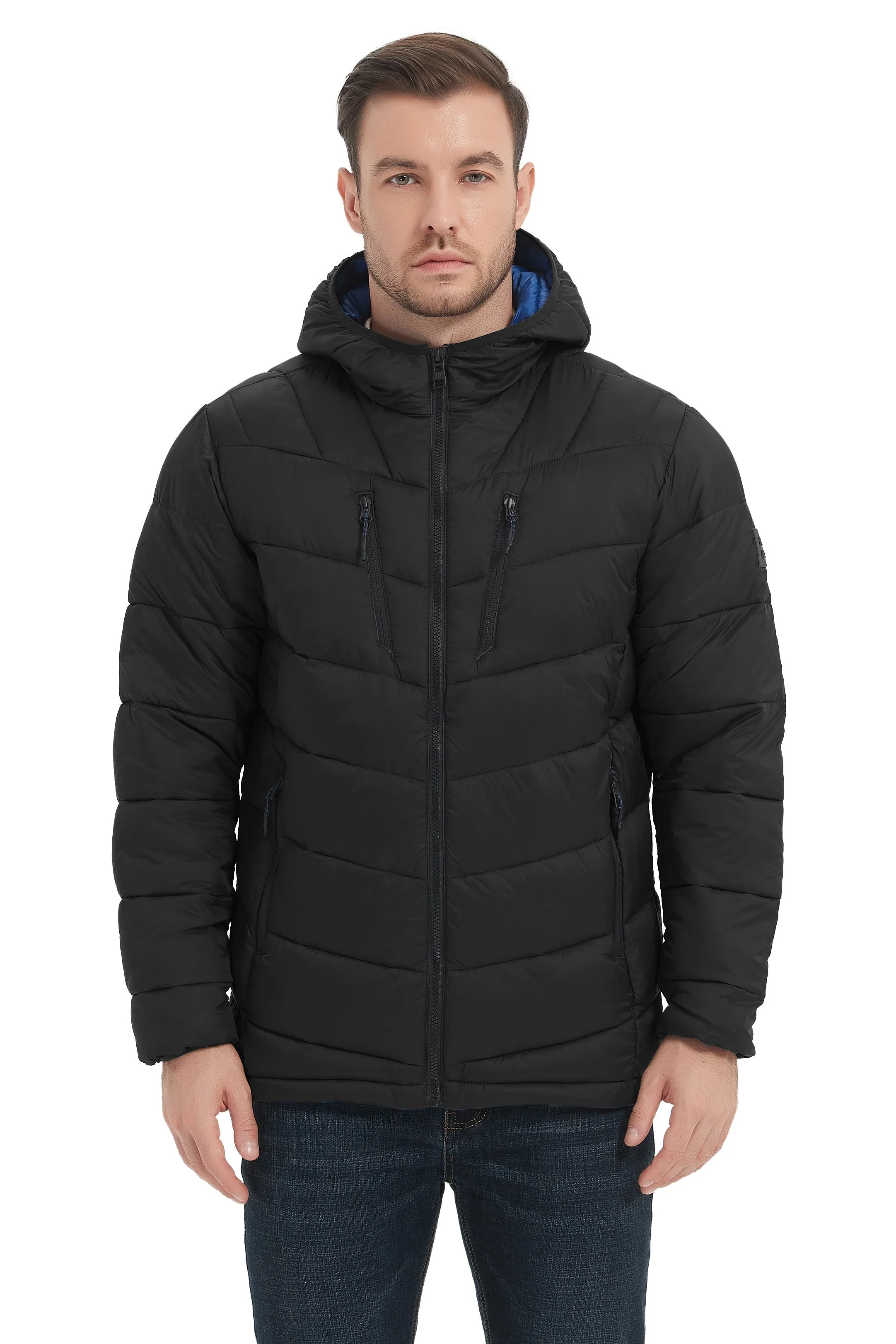 Chevron Quilted Jacket - Image 11