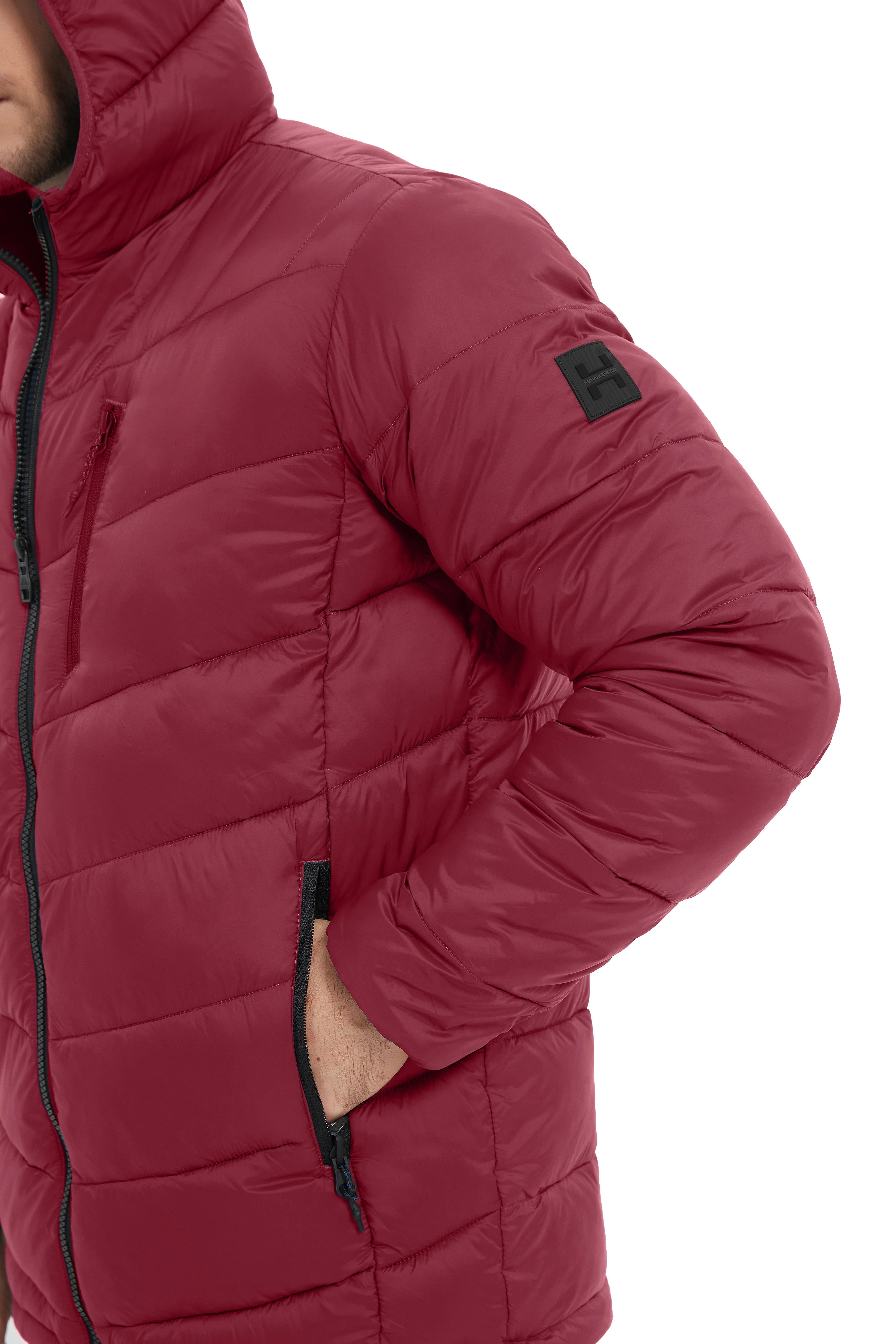 Chevron Quilted Jacket - Image 23