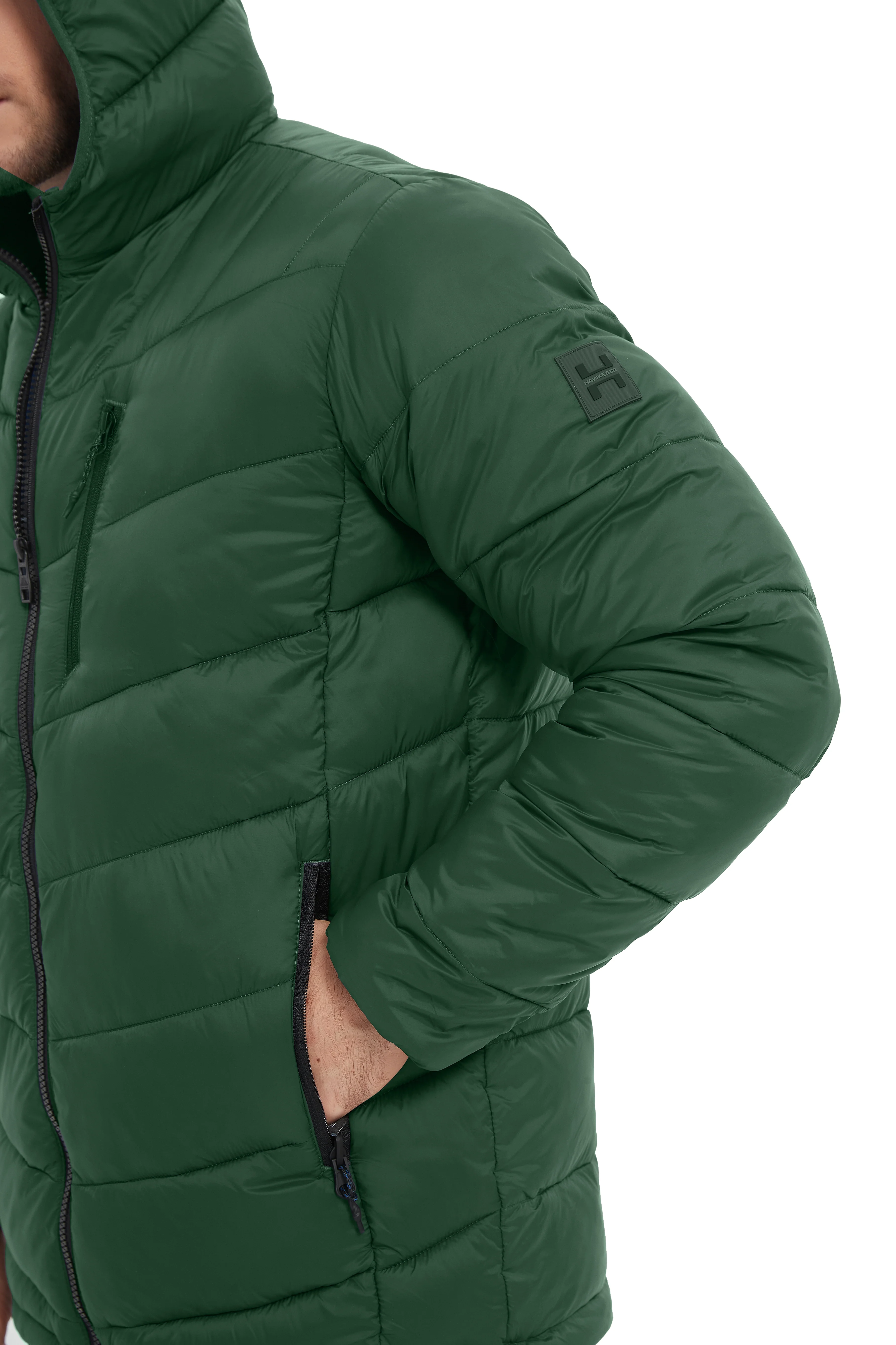 Chevron Quilted Jacket - Image 28