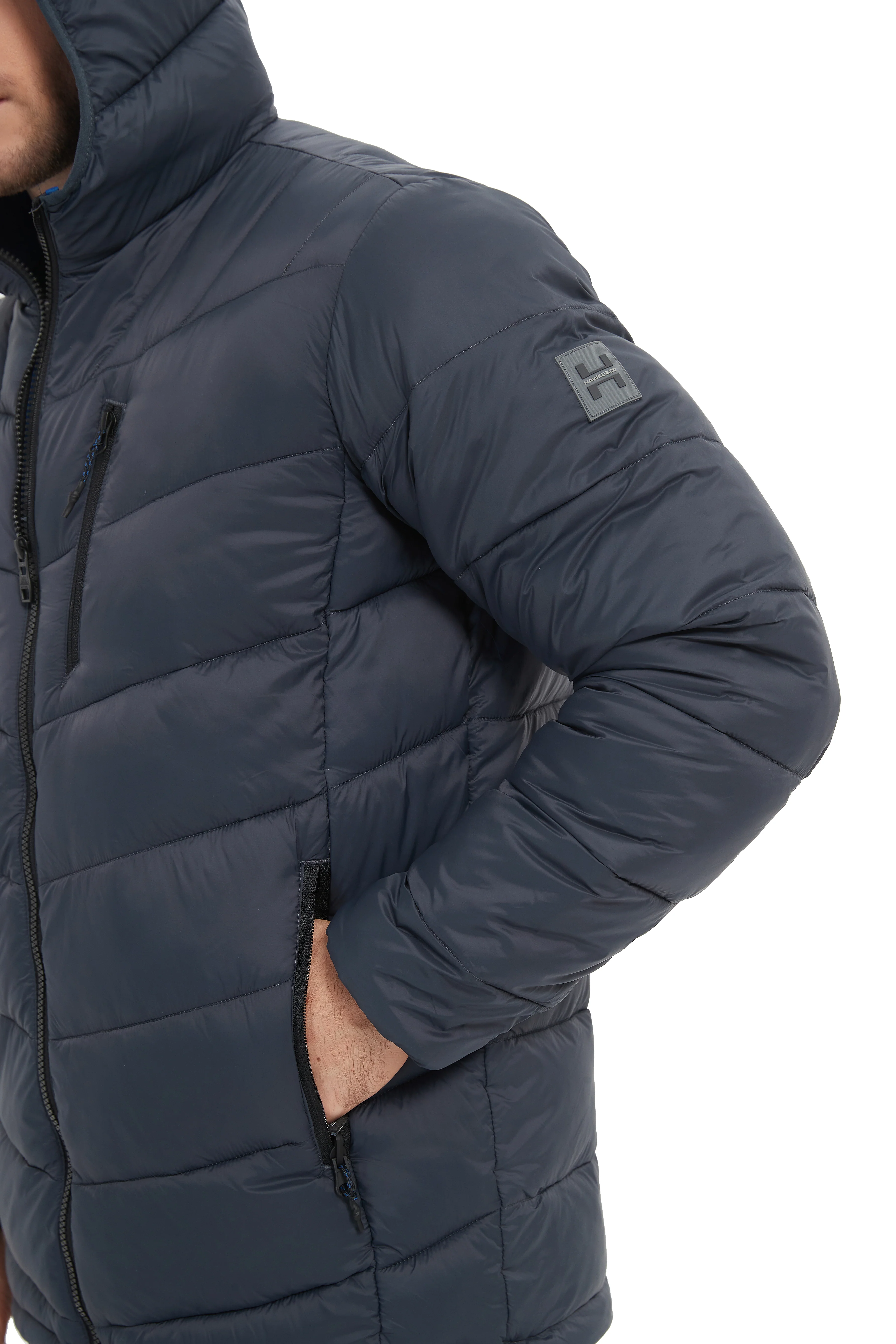 Chevron Quilted Jacket - Image 3