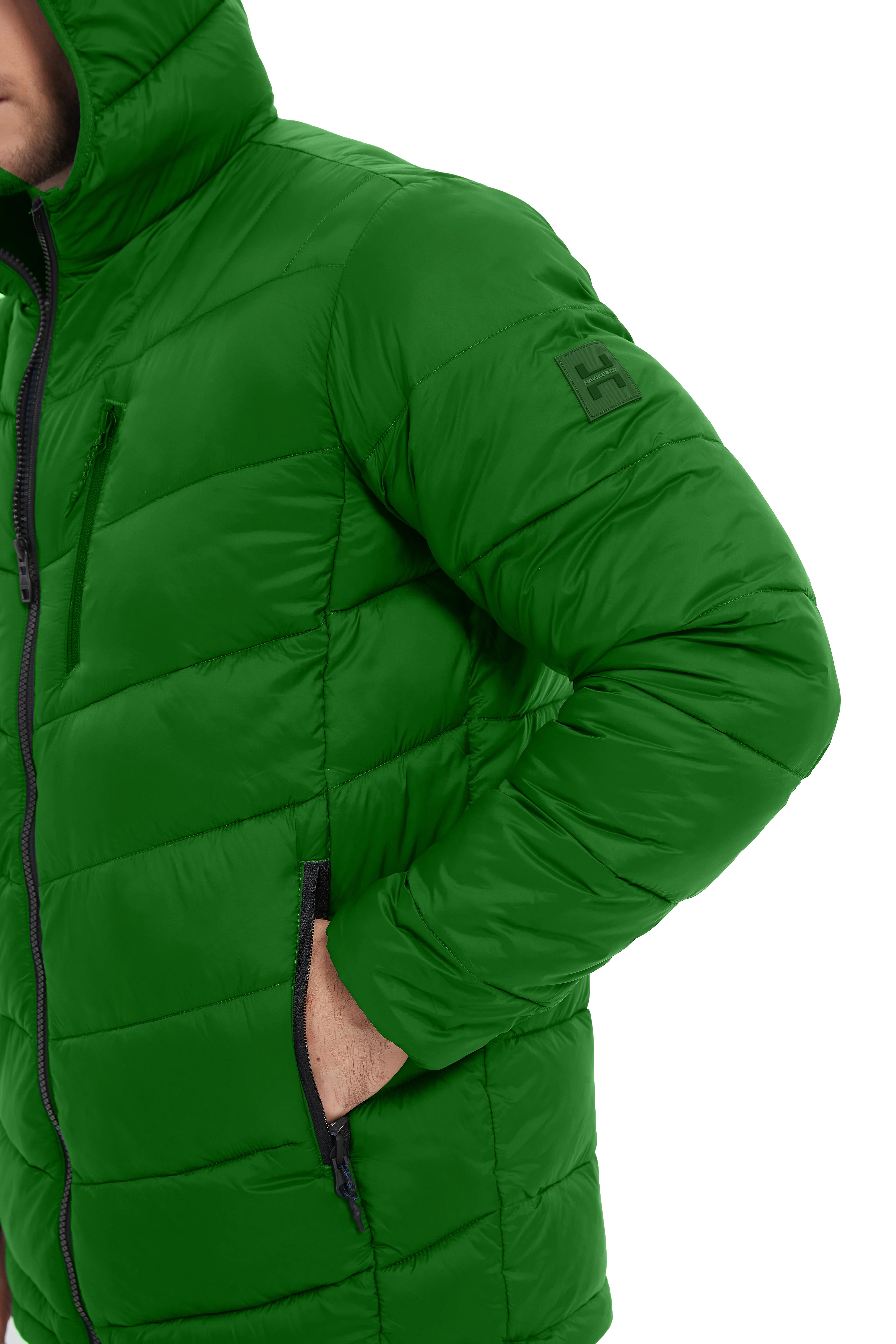 Chevron Quilted Jacket - Image 33