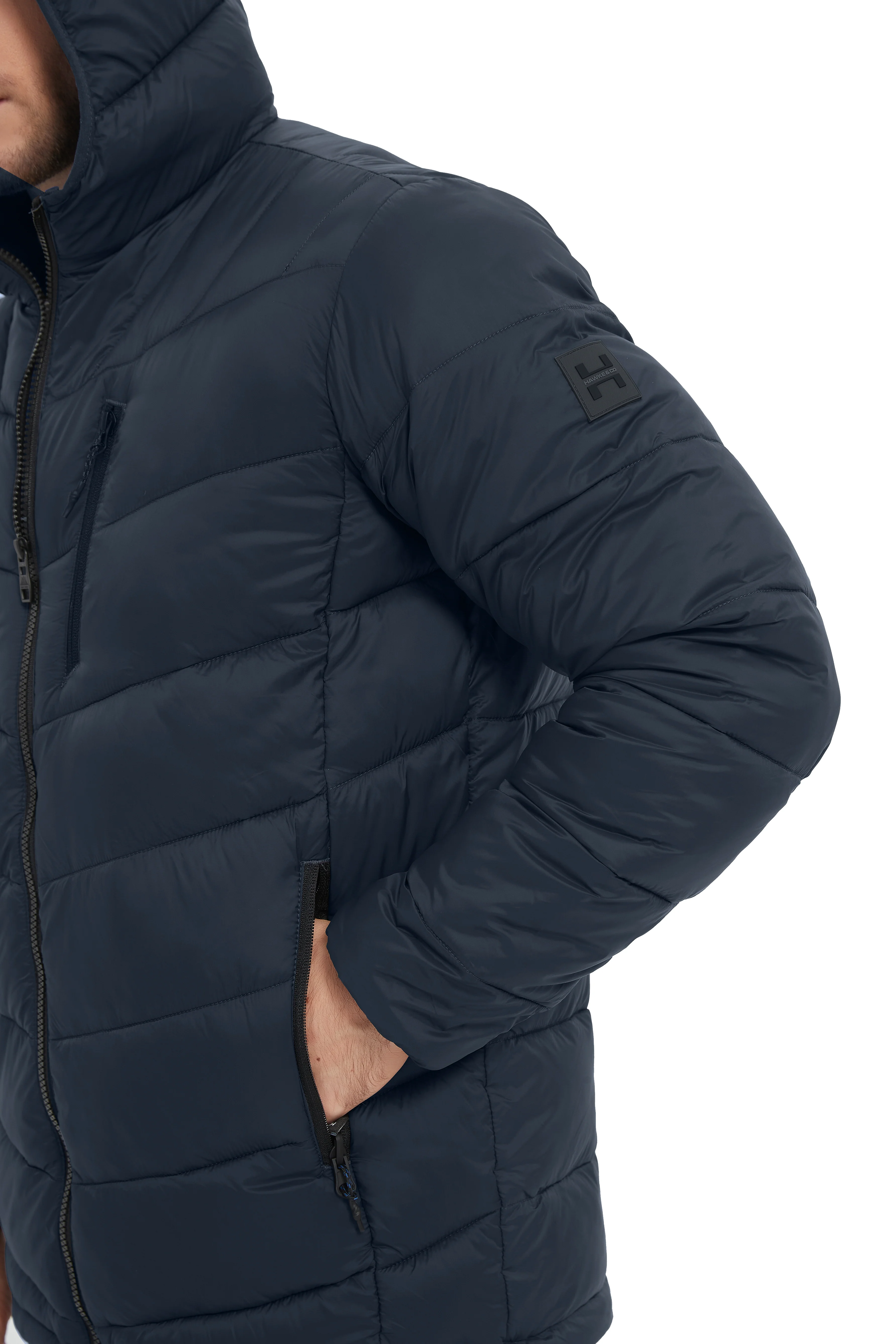 Chevron Quilted Jacket - Image 8