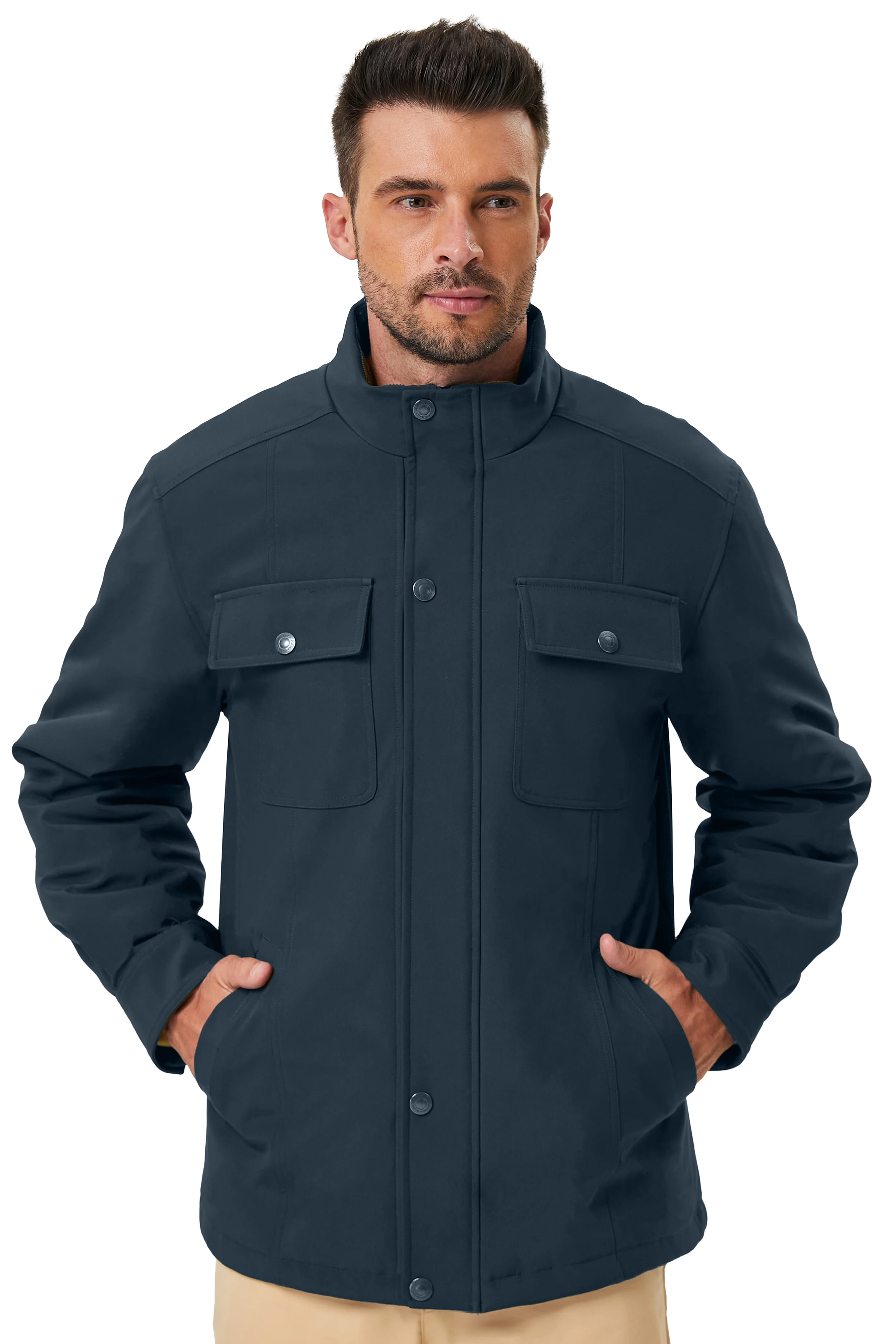 Cortland Flannel Lined Soft Shell Jacket - Image 21