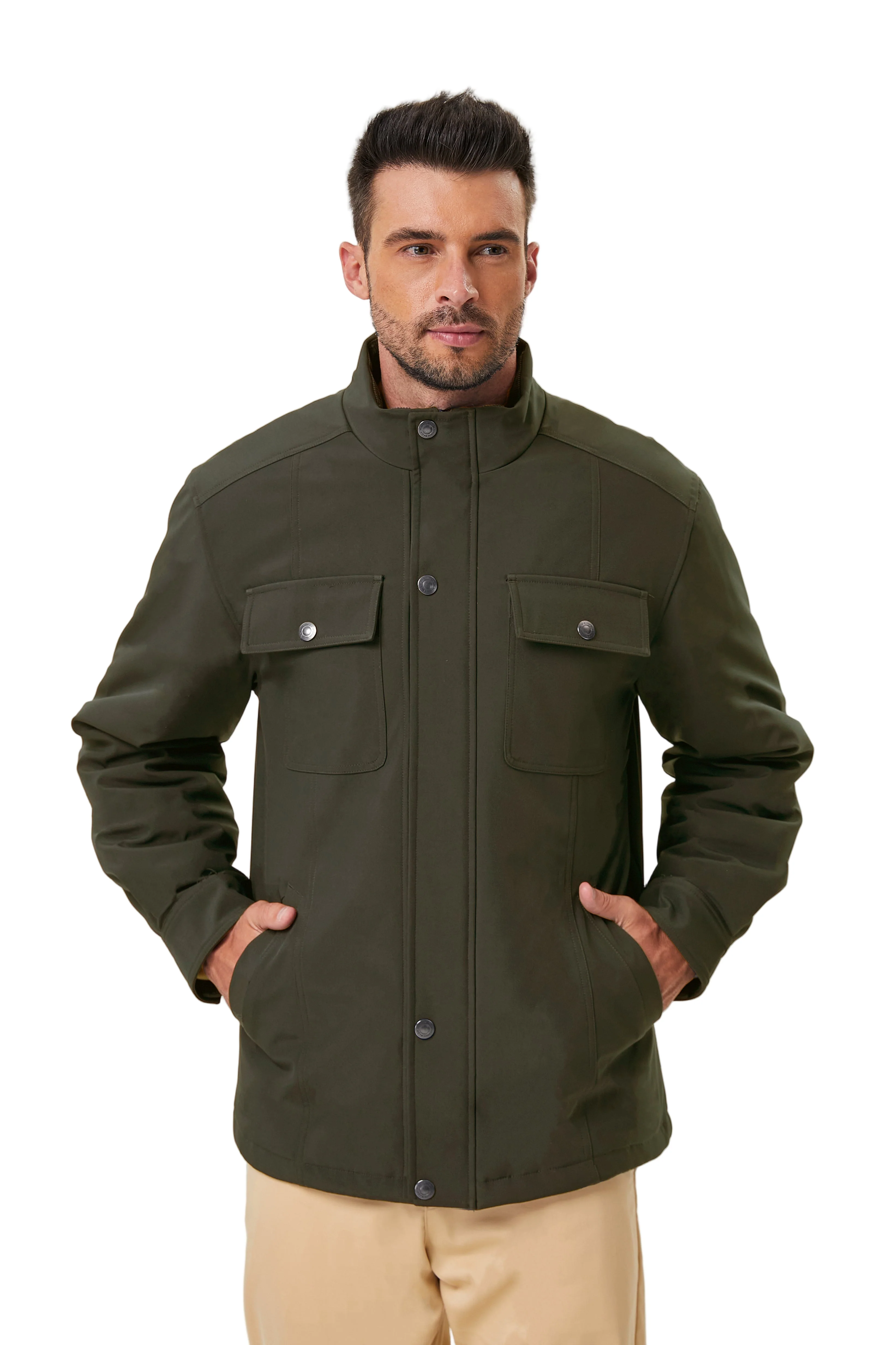 Cortland Flannel Lined Soft Shell Jacket - Image 5