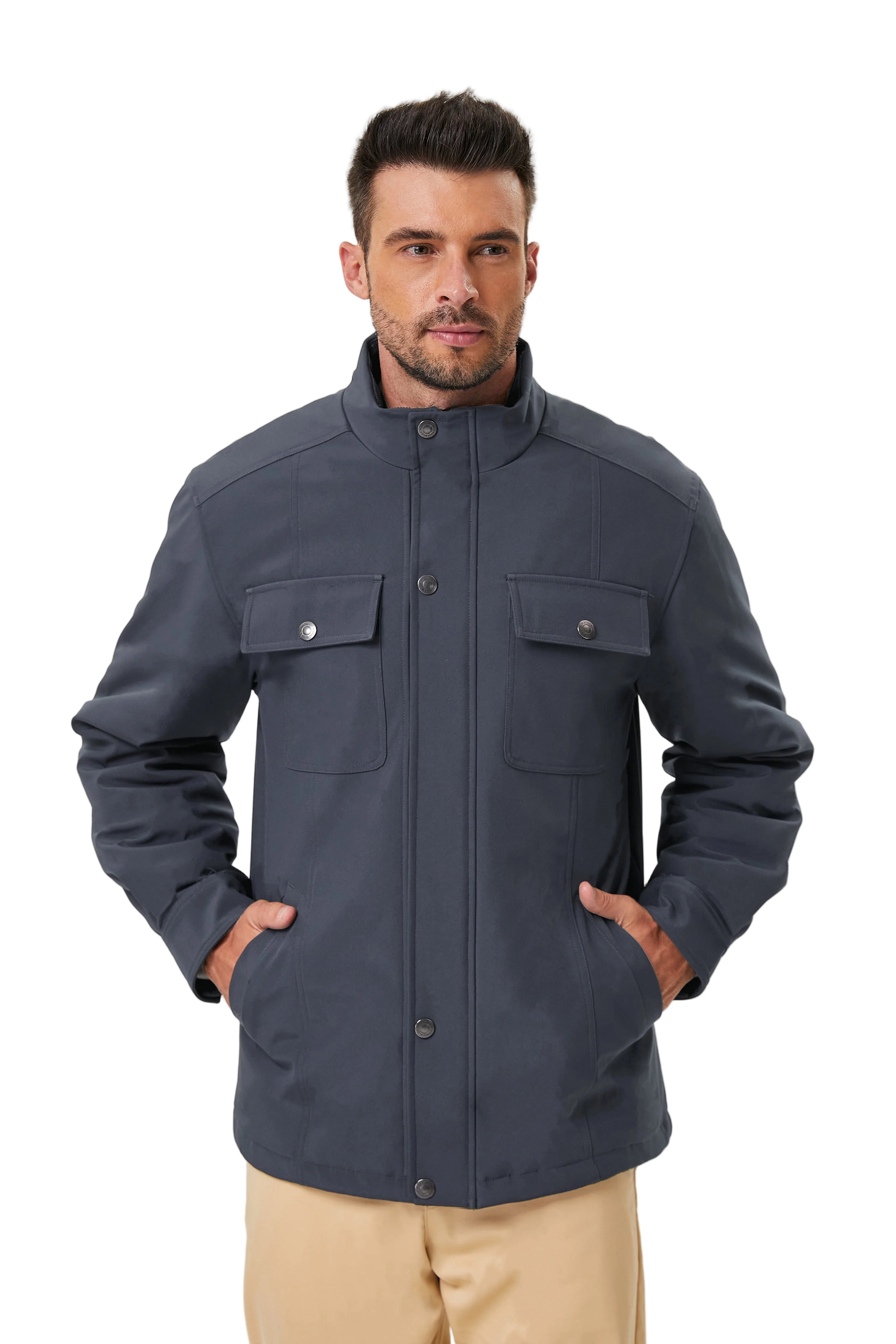 Cortland Flannel Lined Soft Shell Jacket - Image 9