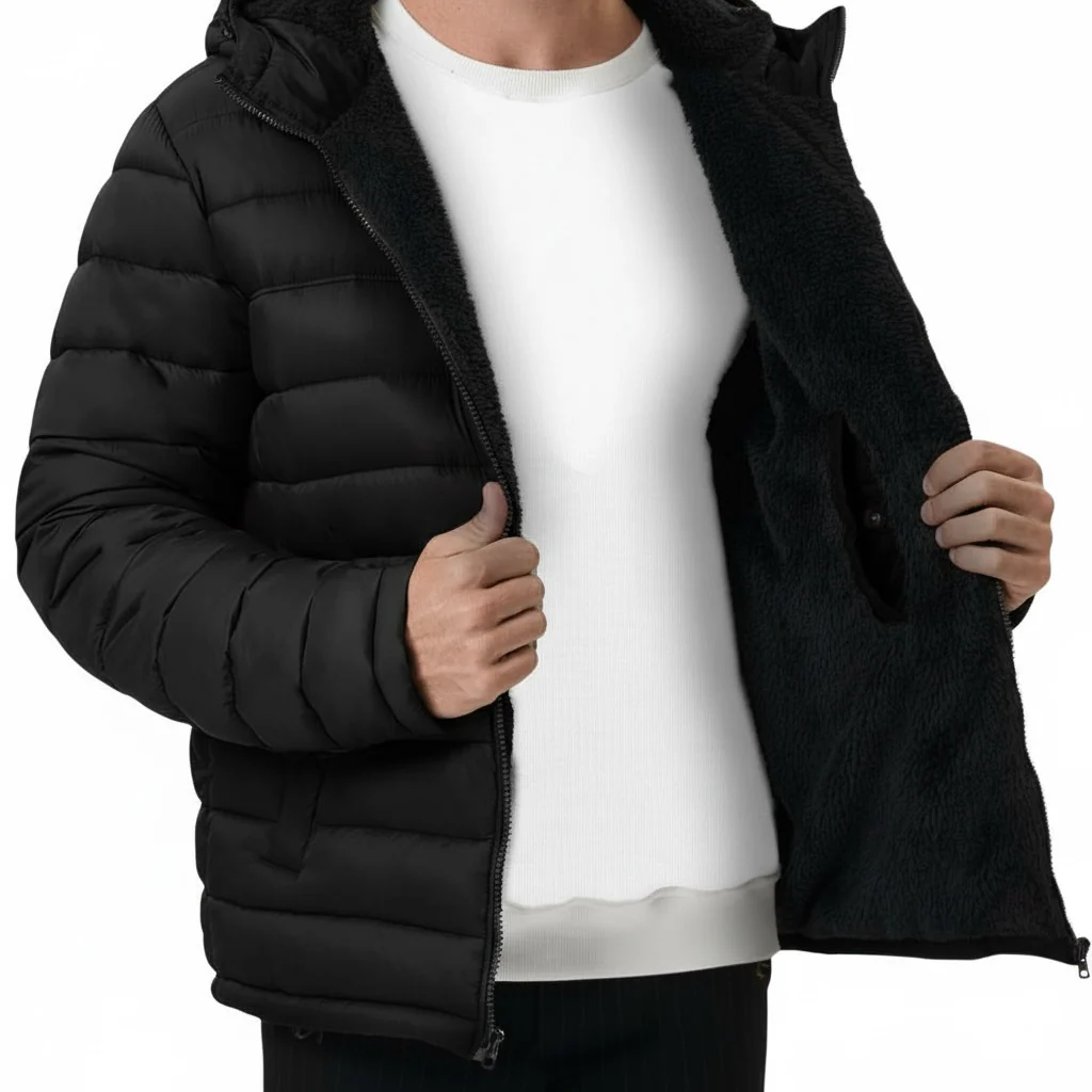 Empire Sherpa Quilted Jacket - Image 14