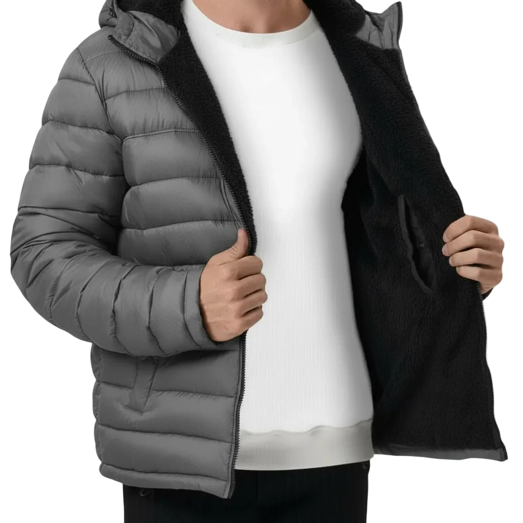 Empire Sherpa Quilted Jacket - Image 9