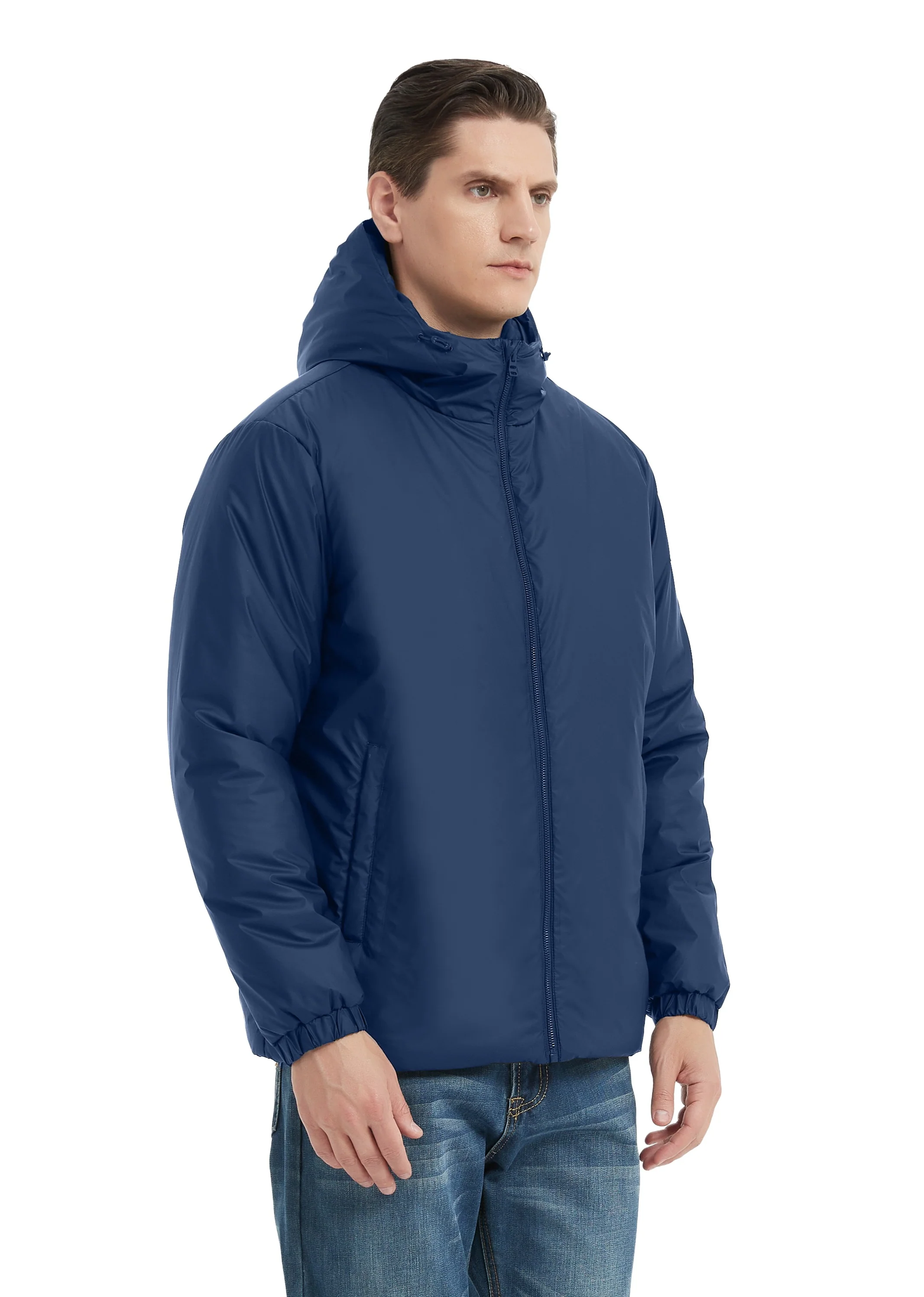 Stretch Hooded Rain Jacket - Image 7