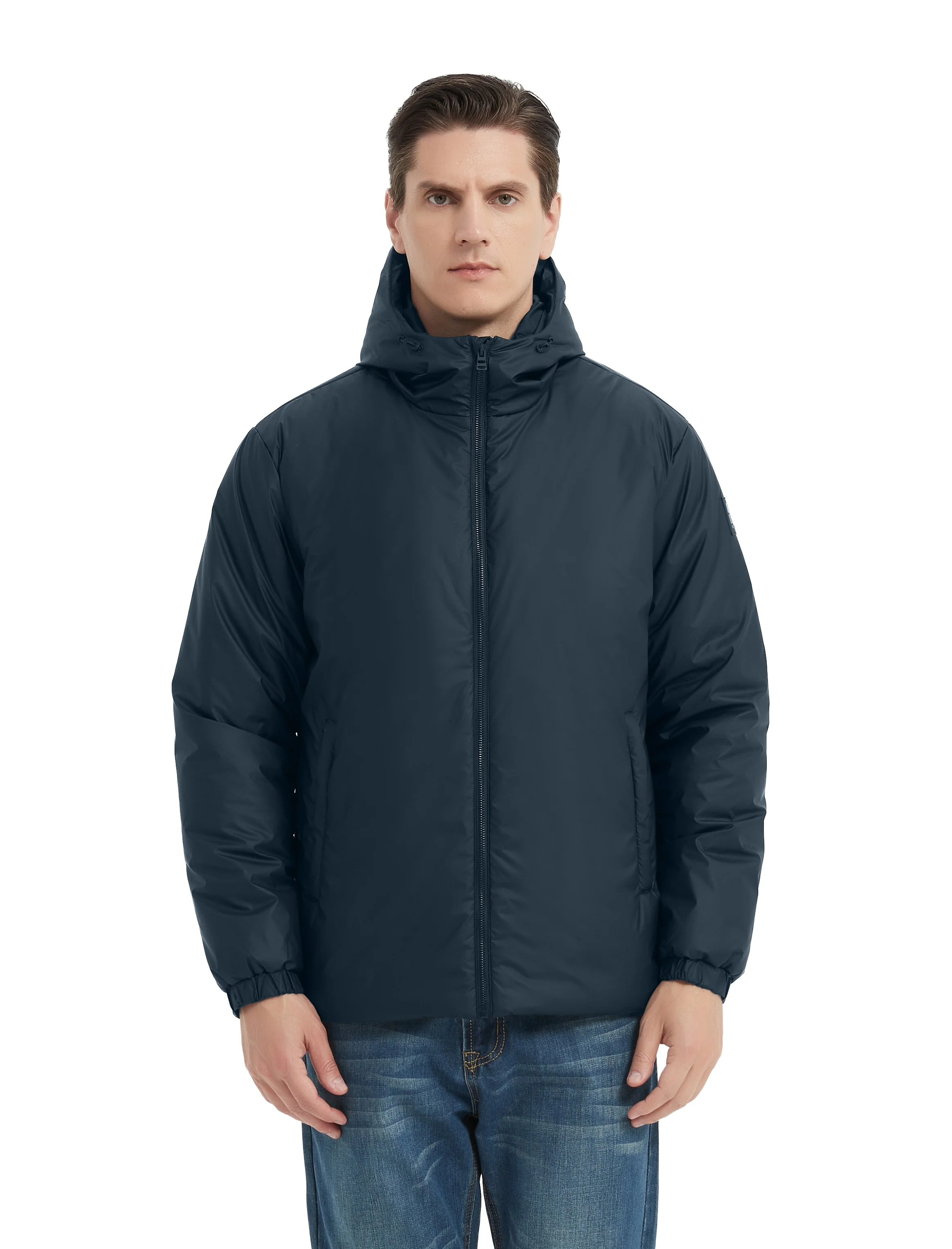 Stretch Hooded Rain Jacket - Image 9