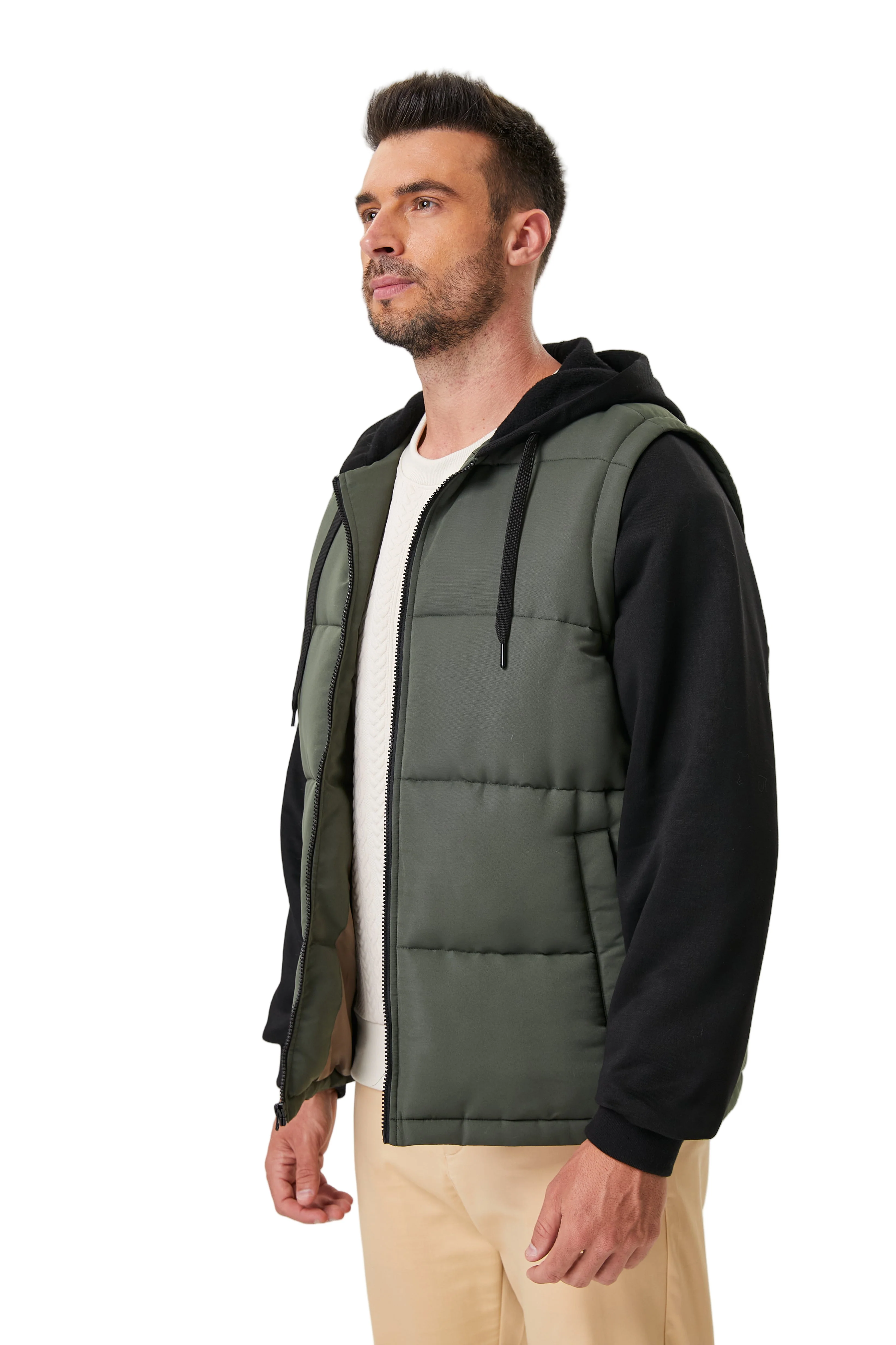 Hybrid Puffer Hoodie - Image 3