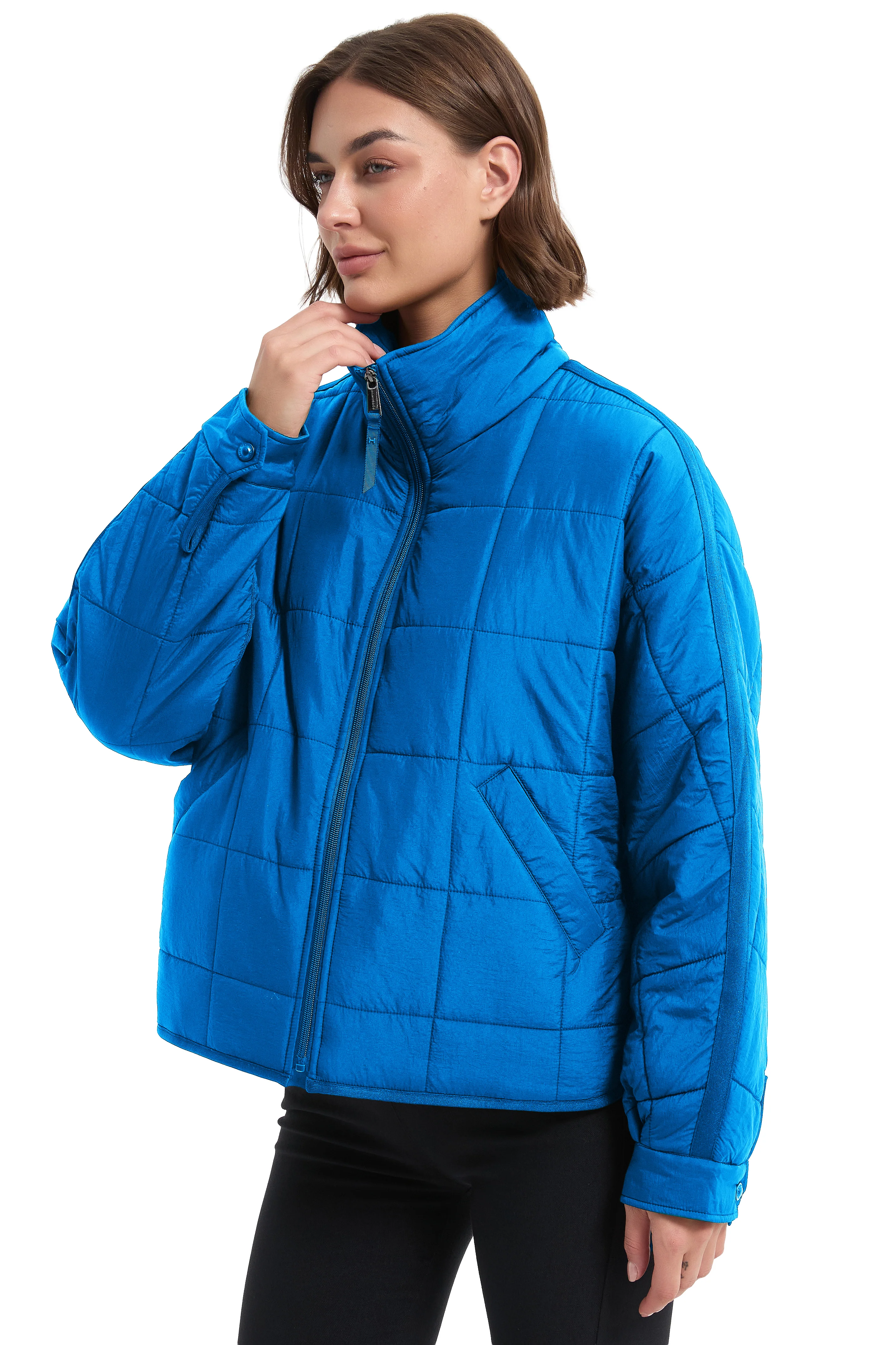 Oversized Quilted Lightweight Jacket - Image 11
