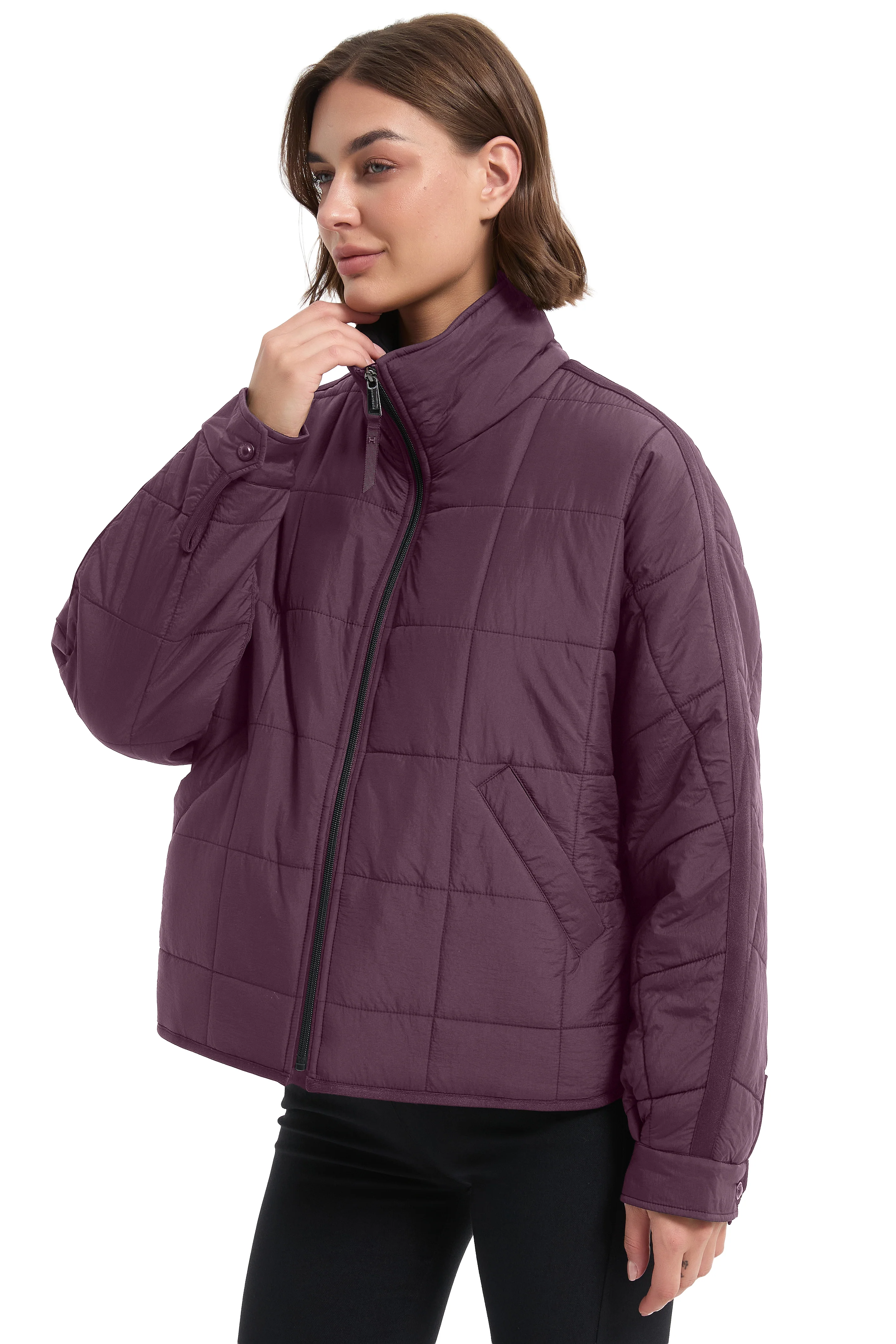 Oversized Quilted Lightweight Jacket - Image 15