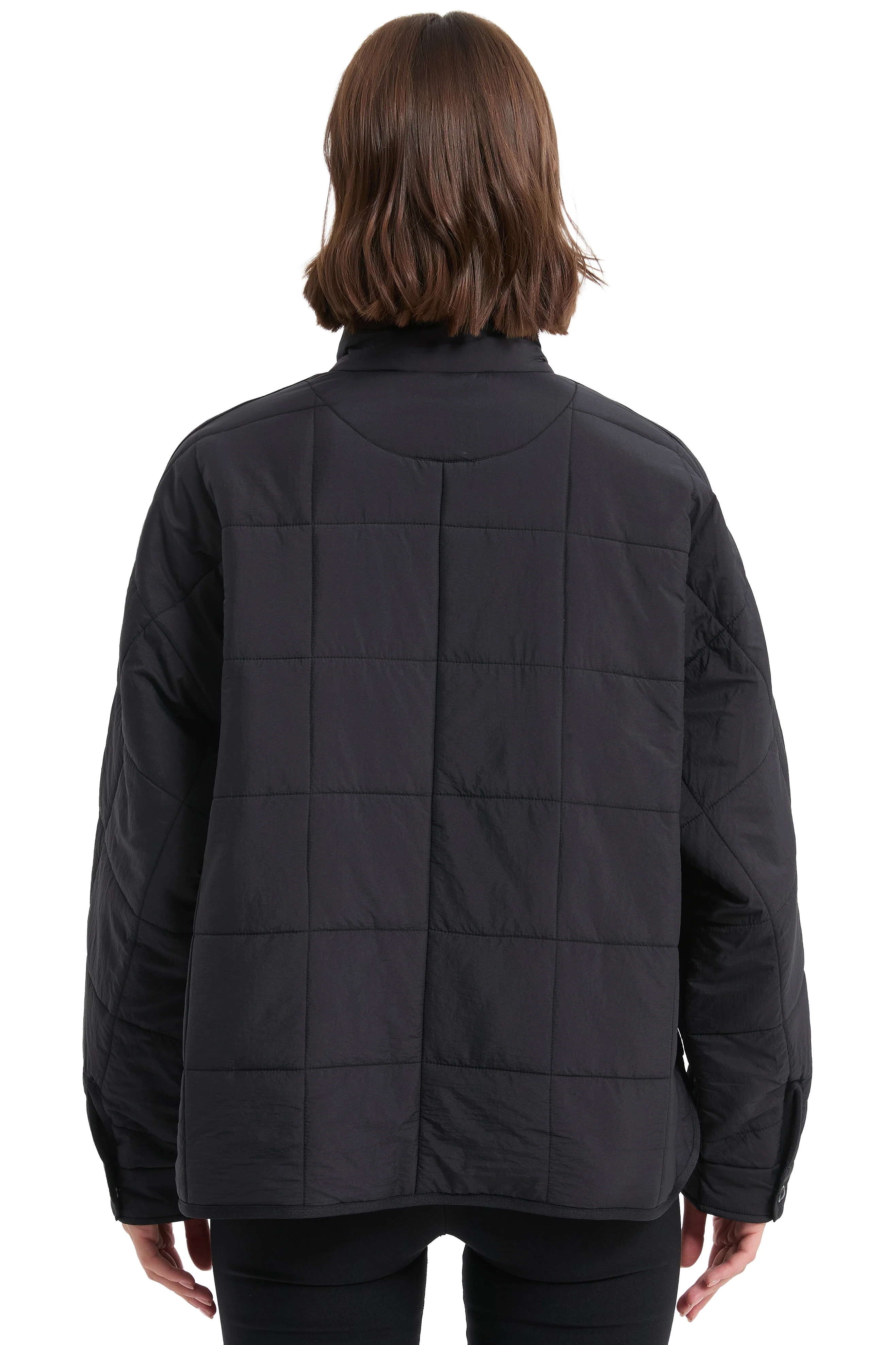 Oversized Quilted Lightweight Jacket - Image 4