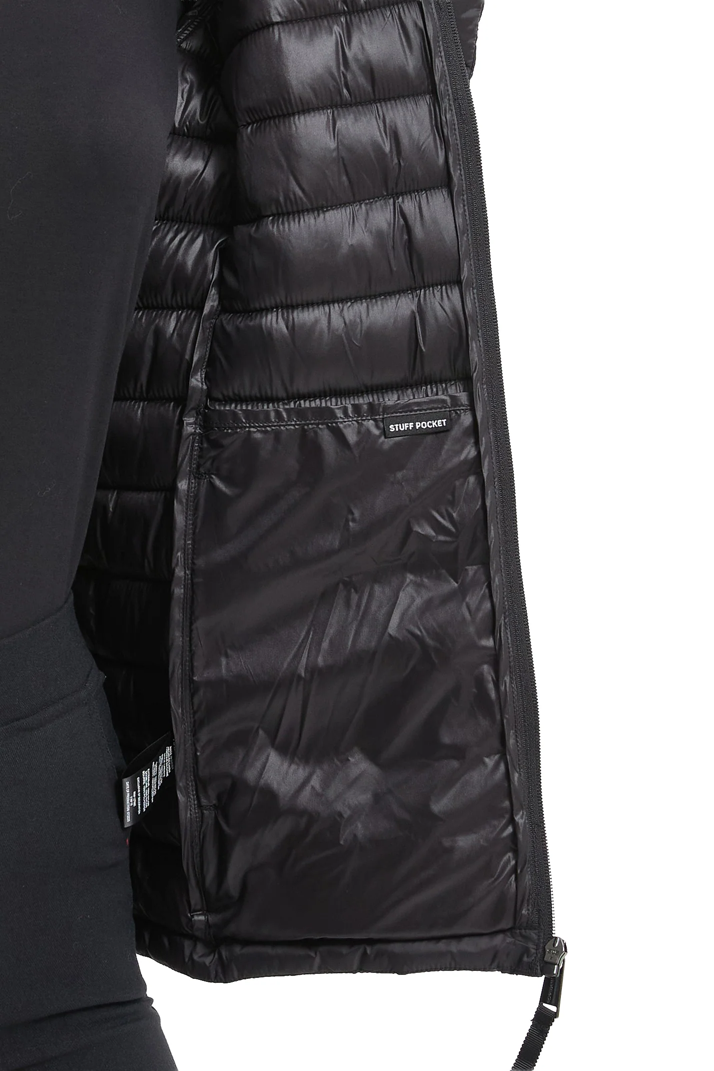 Sherpa Lined Quilted Hooded Puffer - Image 4