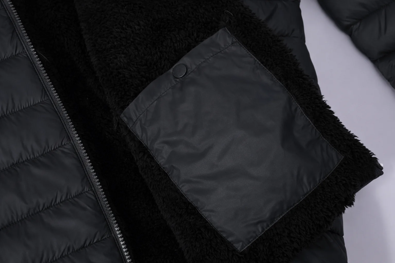 Sherpa Lined Puffer Jacket - Image 11