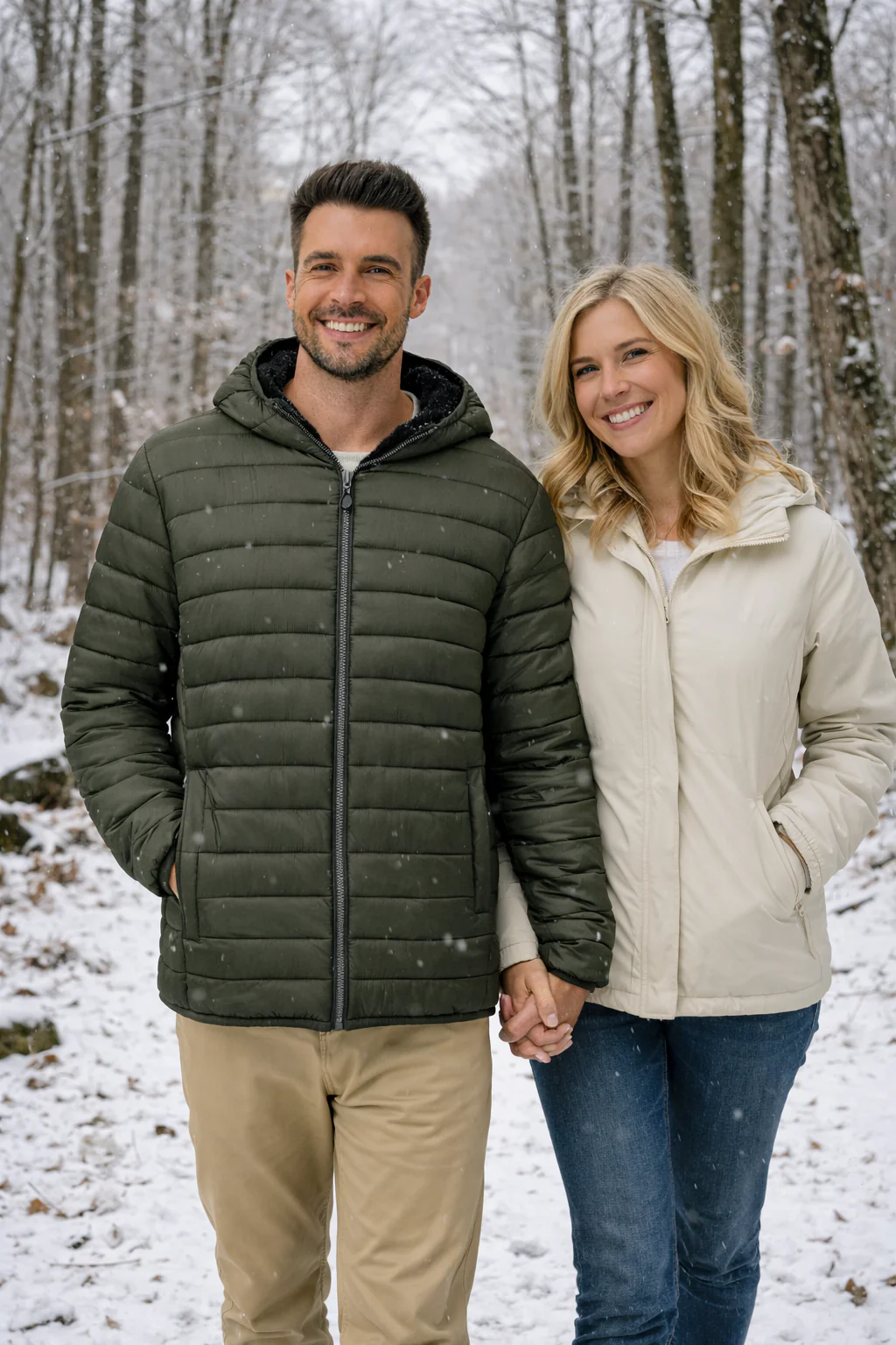 Sherpa Lined Puffer Jacket - Image 14