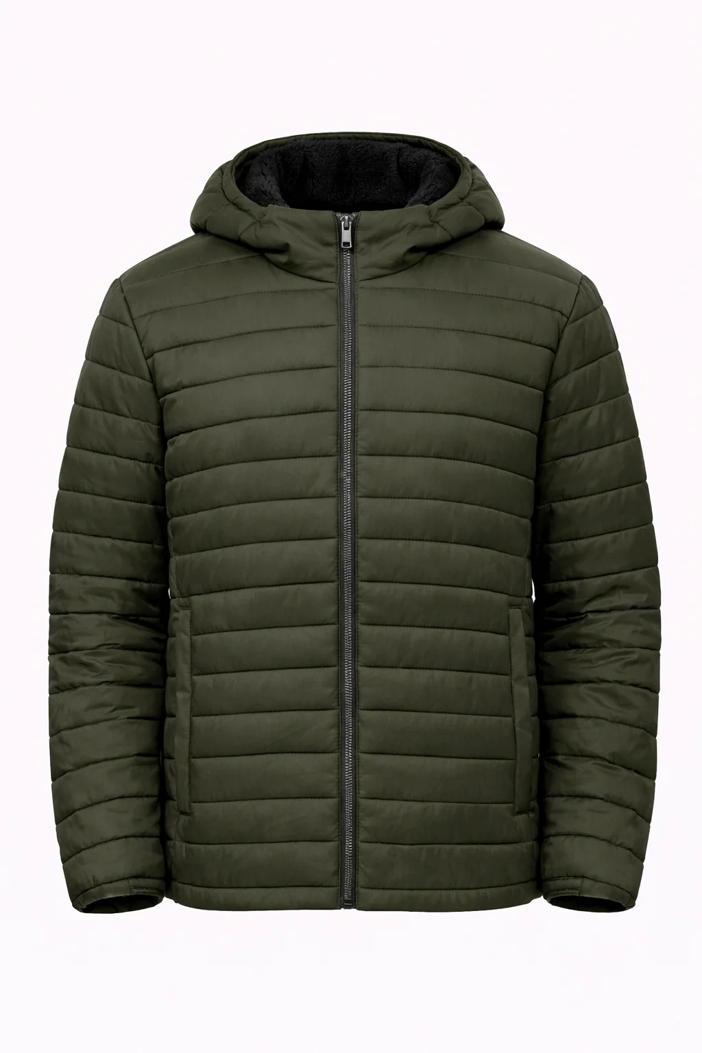 Sherpa Lined Puffer Jacket - Image 15