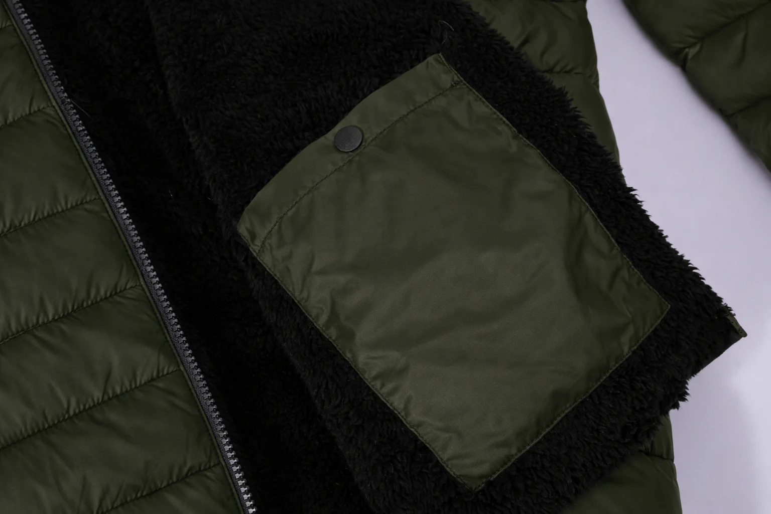 Sherpa Lined Puffer Jacket - Image 17