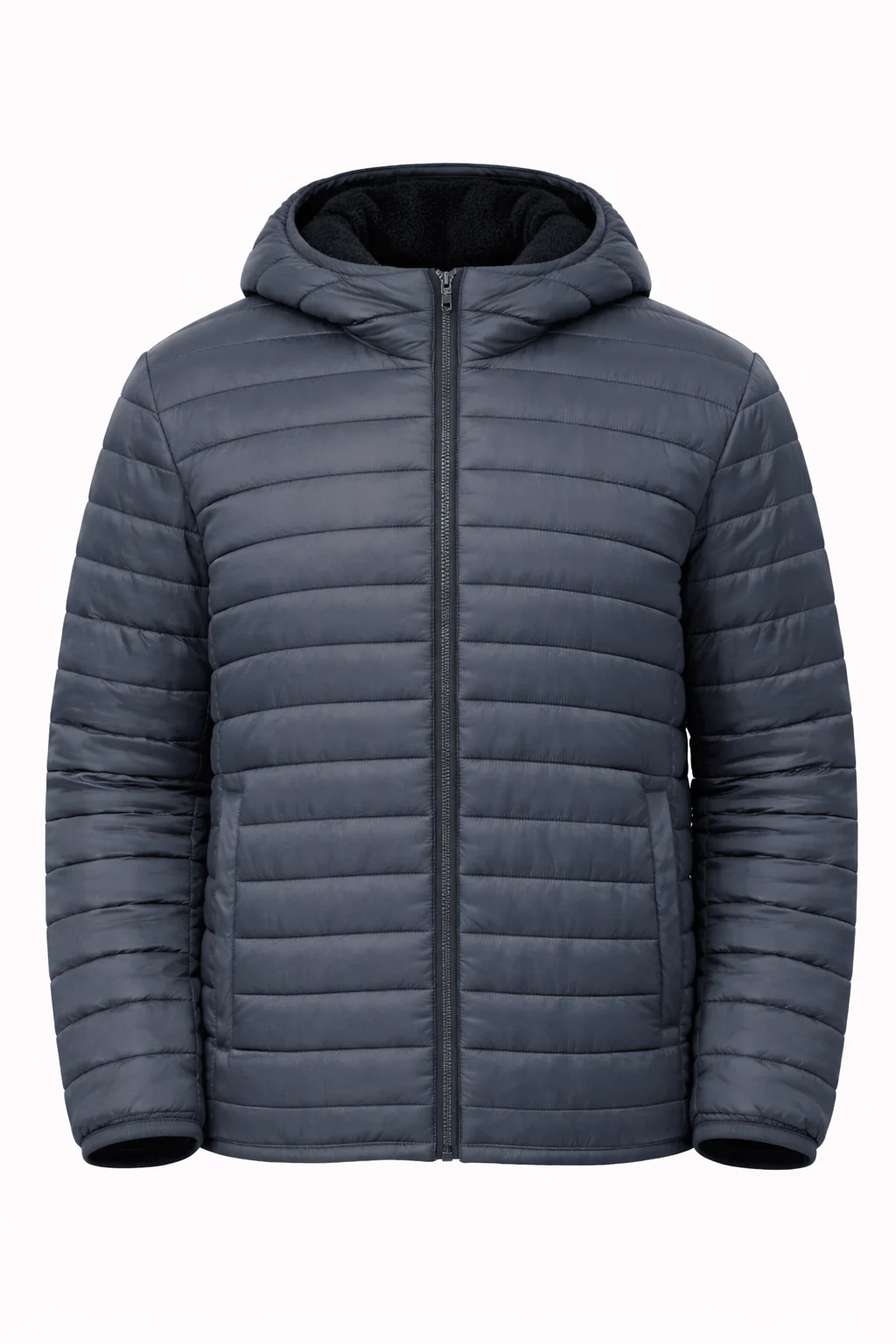 Sherpa Lined Puffer Jacket - Image 9
