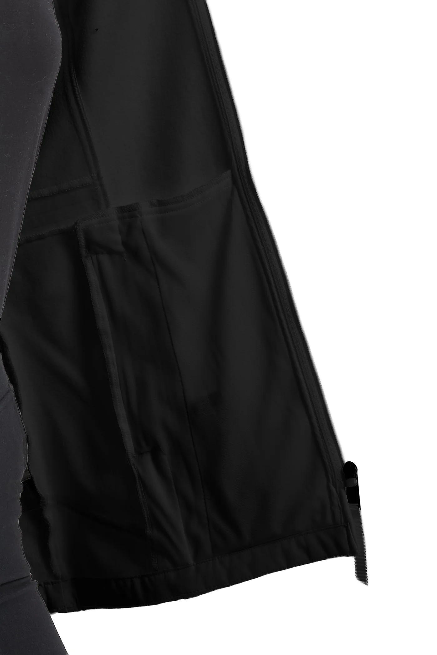 Long Style Hooded Softshell with Waist Drawstring - Image 9