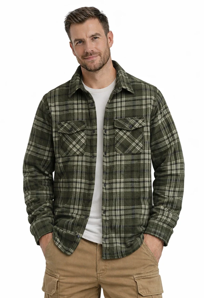 The Burly Sherpa Lined Shirt Jacket. - Image 13