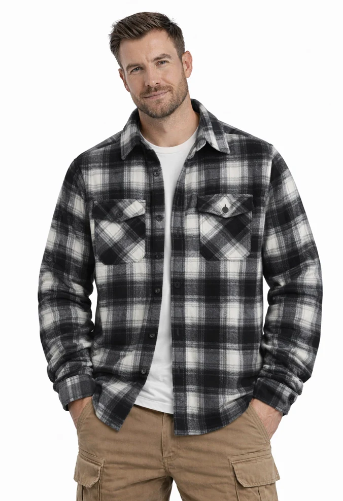The Burly Sherpa Lined Shirt Jacket. - Image 25