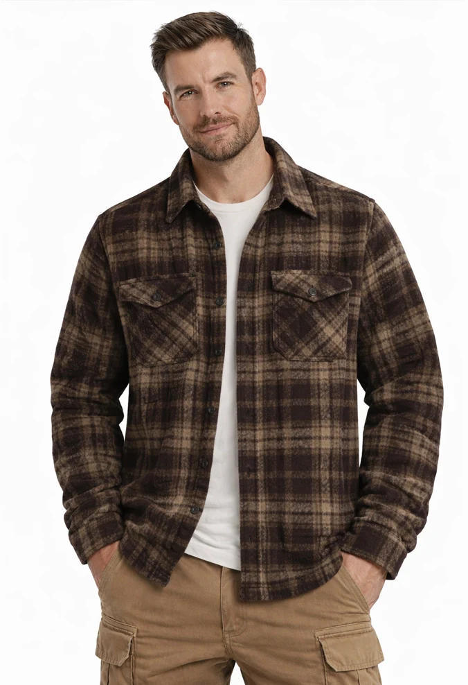 The Burly Sherpa Lined Shirt Jacket. - Image 31