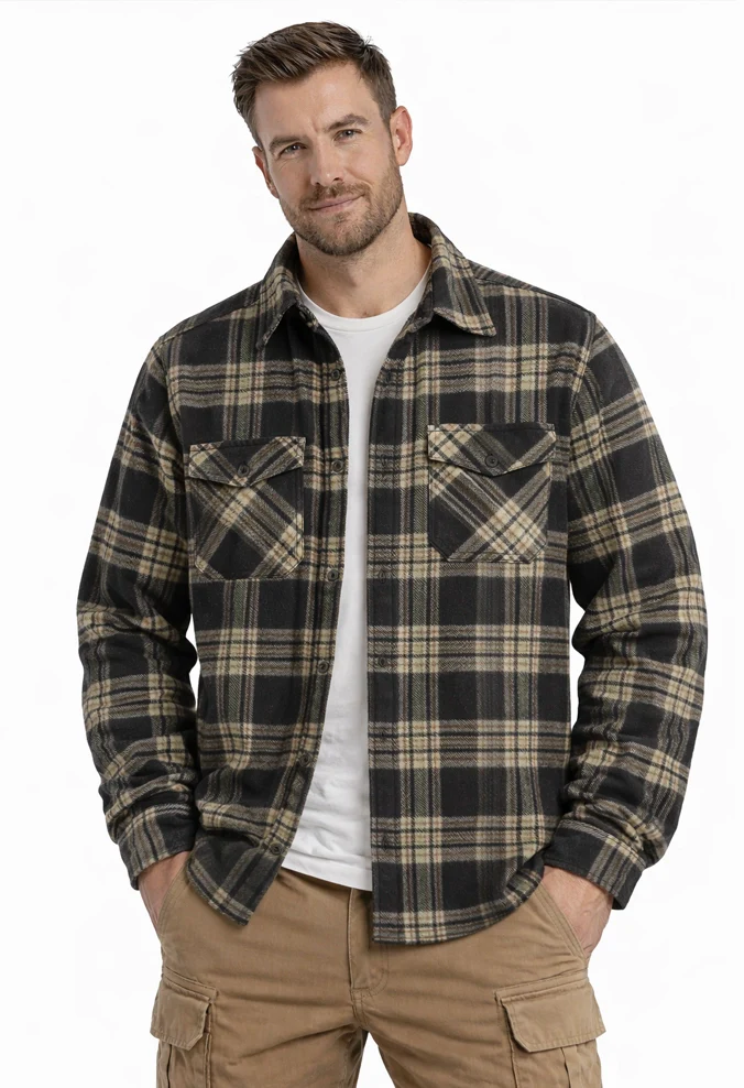 The Burly Sherpa Lined Shirt Jacket. - Image 37
