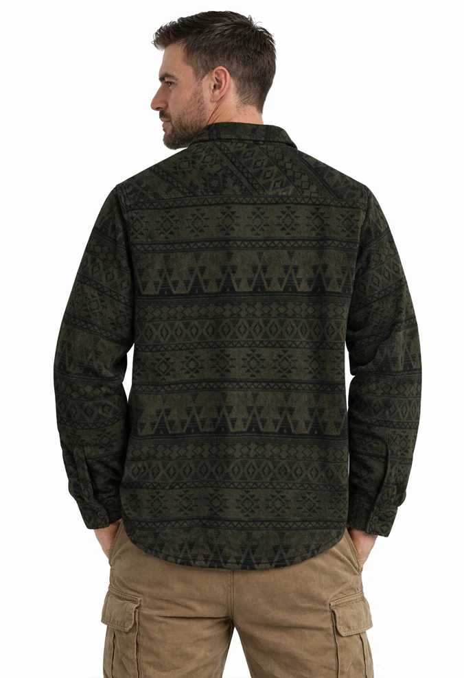 The Burly Sherpa Lined Shirt Jacket. - Image 9