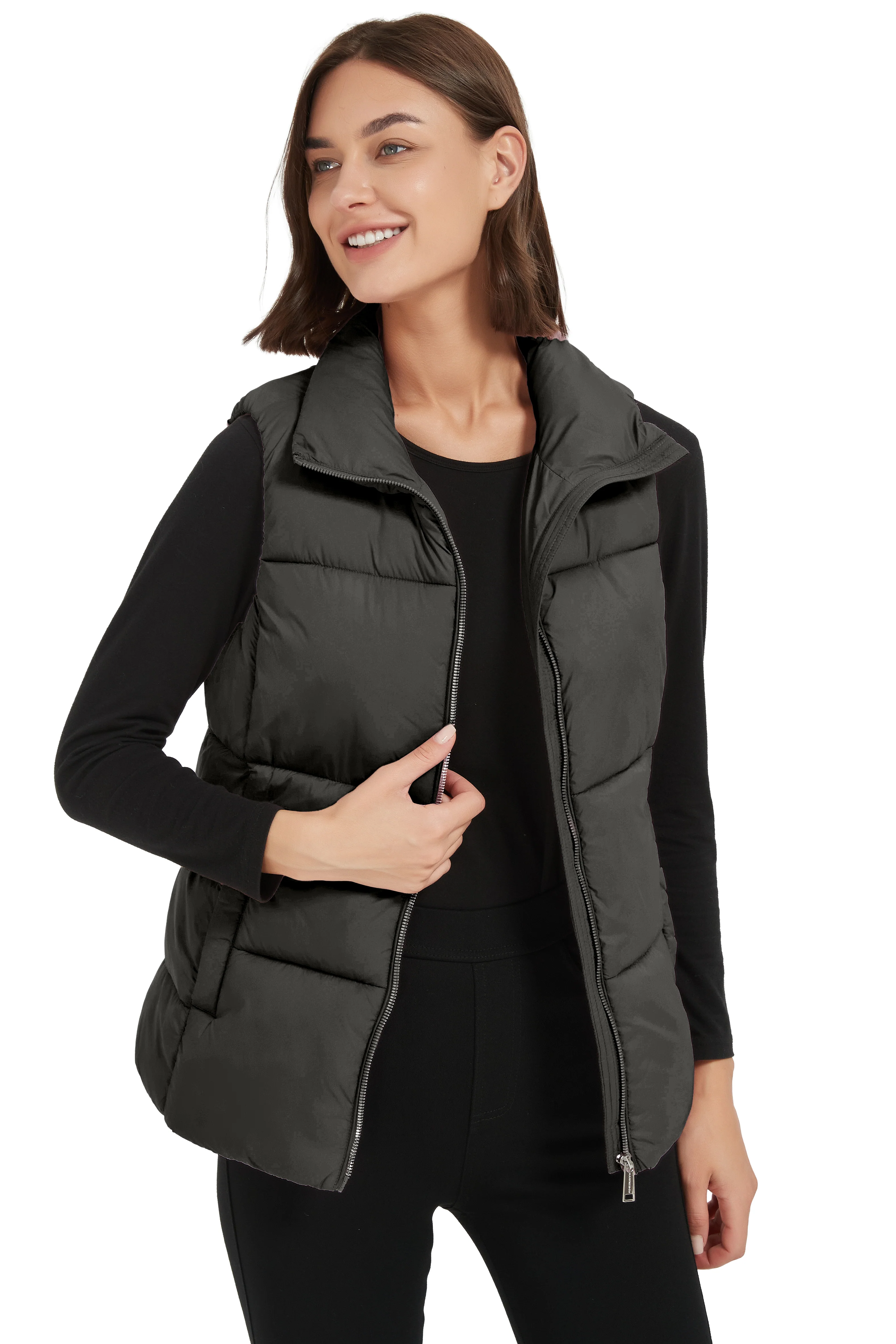 Nylon Quilted Vest - Image 11